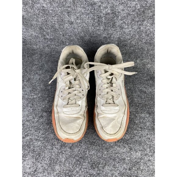 Nike Air Max 90 Leather Youth 5 SE White Aura Light Madder Root GS DM0956-100 - Picture 3 of 7